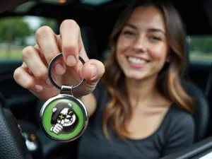Llavero Auto Racing Personalizado